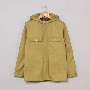 A.P.C. Khaki Hooded Parka